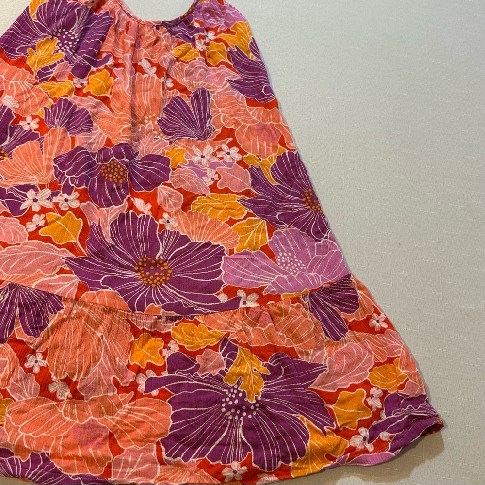 Roxy Floral Boho Tank 🌺 Flowy Summer Top Size S - Picture 4 of 13